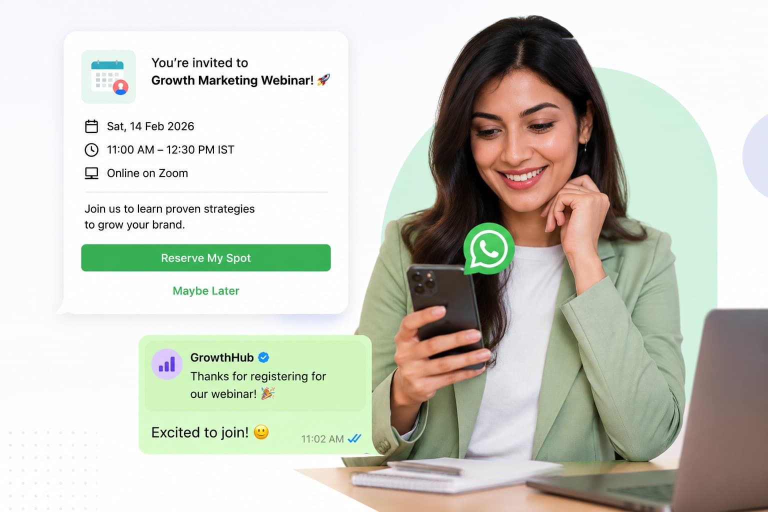 Events & Webinar WhatsApp Automation | SyncWABA WhatsApp Automation Platform